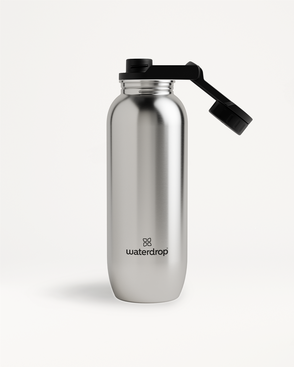 All-Purpose Sport Ultralight · Swing Lid Wasserflasche in Silber.