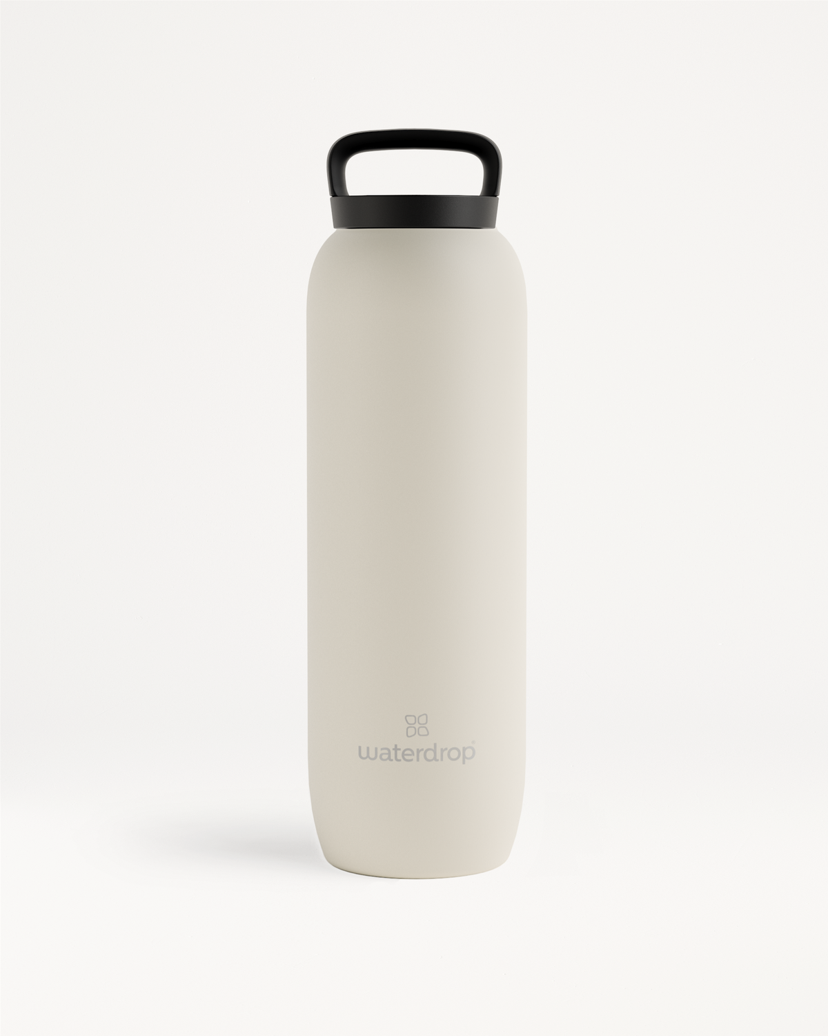 All-Purpose Thermo · Loop Lid Flasche, matt beige, waterdrop Logo.