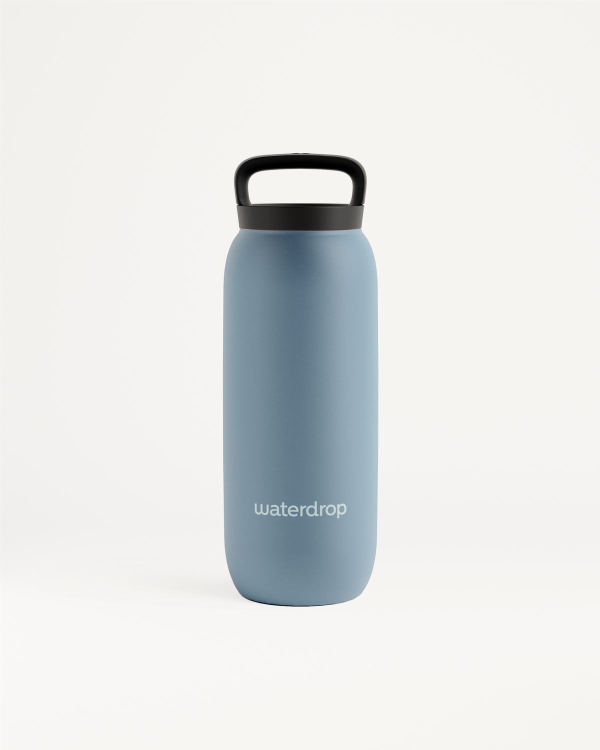 All-Purpose Thermo · Loop Lid Wasserflasche mit schwarzem Griff.