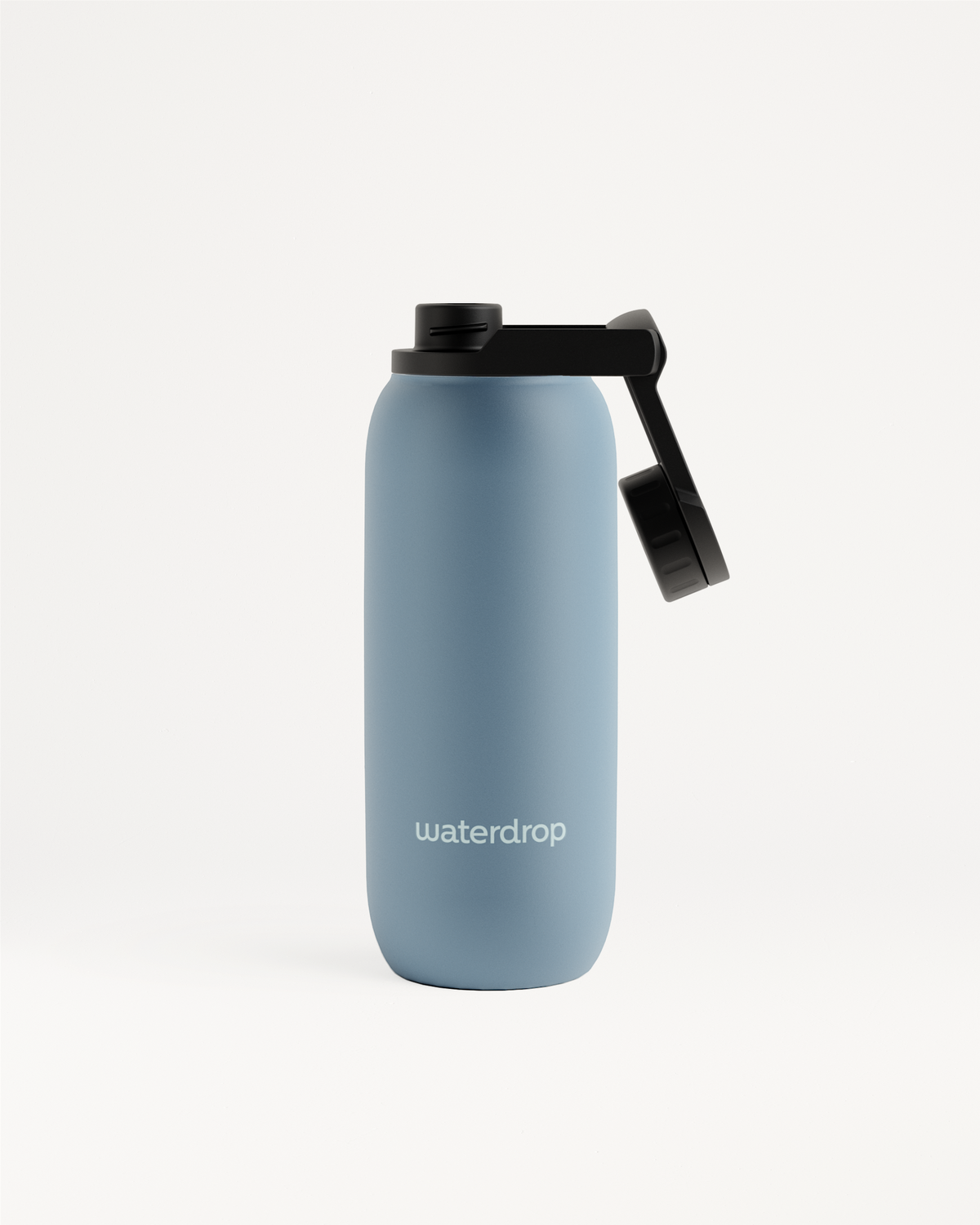 All-Purpose Thermo · Swing Lid, blaue Trinkflasche, vakuumisoliert.