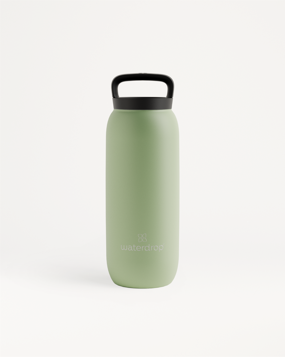 All-Purpose Thermo · Loop Lid Flasche mit schwarzem Griff.