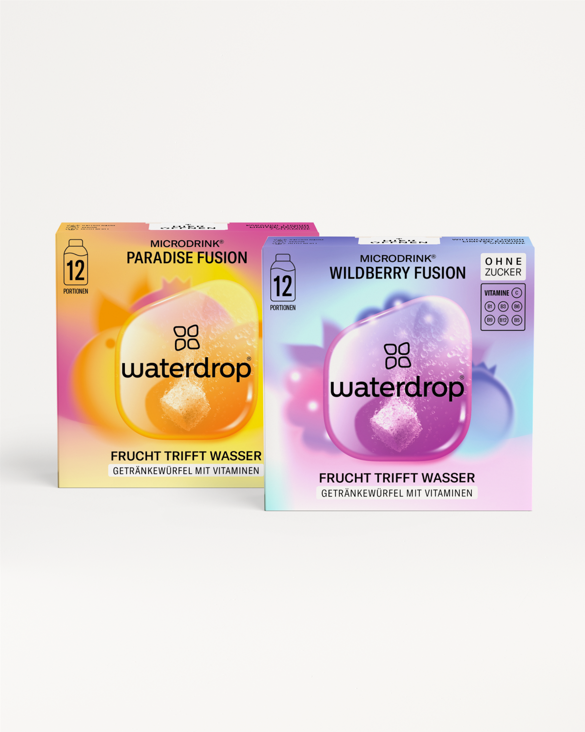 Summer Fusion Twin Pack von waterdrop® im Fokus.