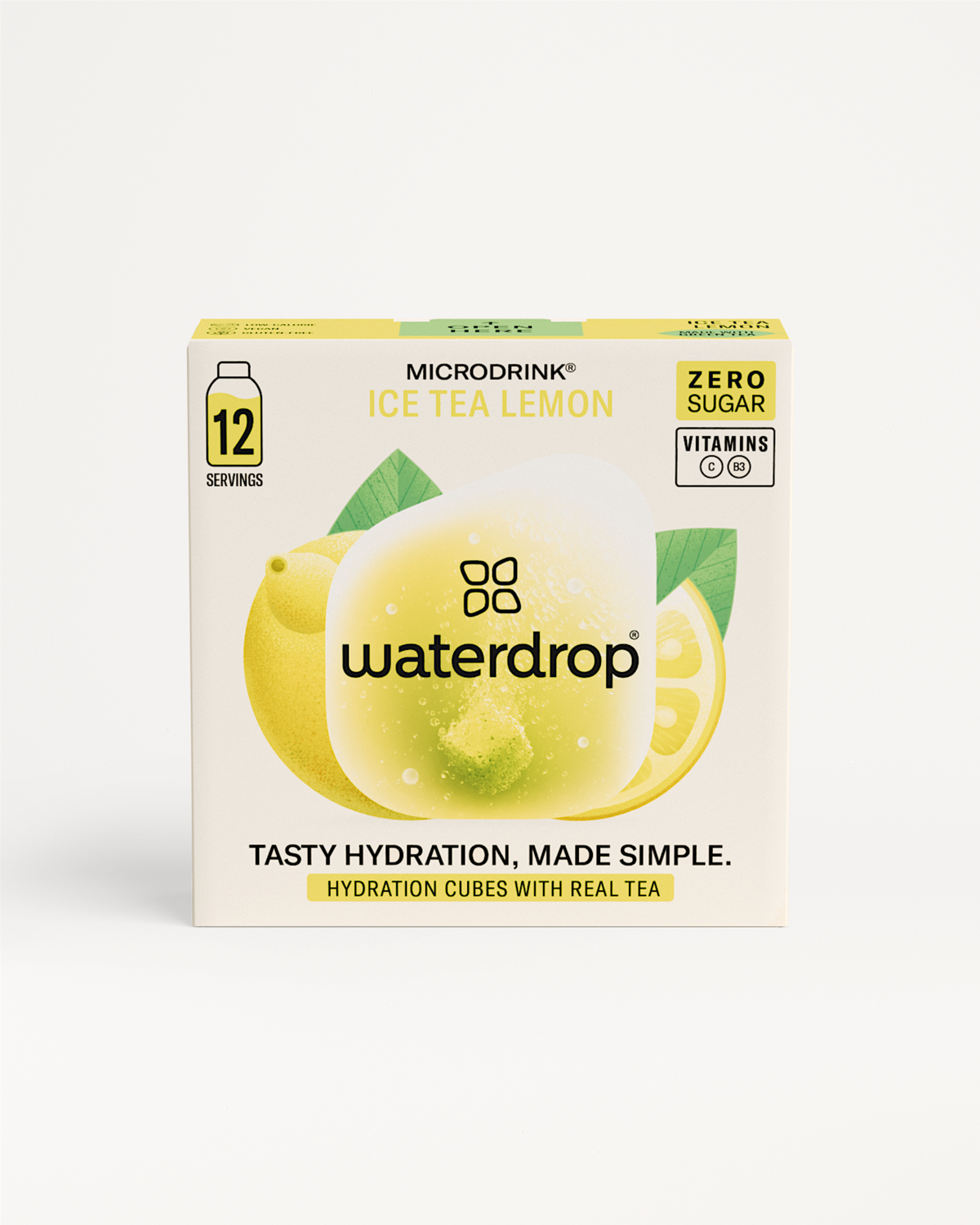 Wähle dein 12-Pack waterdrop® Microdrink Ice Tea Lemon.