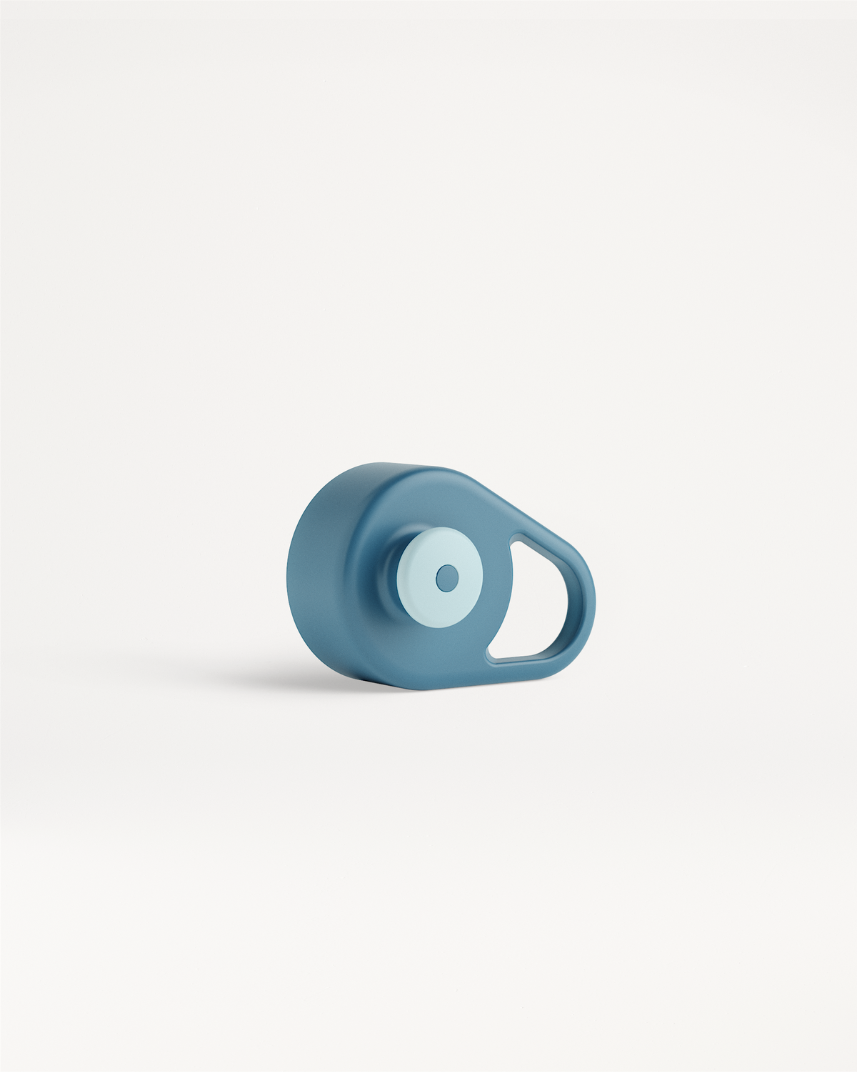 Minimalistisches 3D-Modell der Pull-Up Cap mit integriertem Griff.