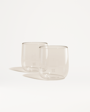 Signature Glasses, elegantes Borosilikatglas-Set, 380 ml, minimalistisches Design.