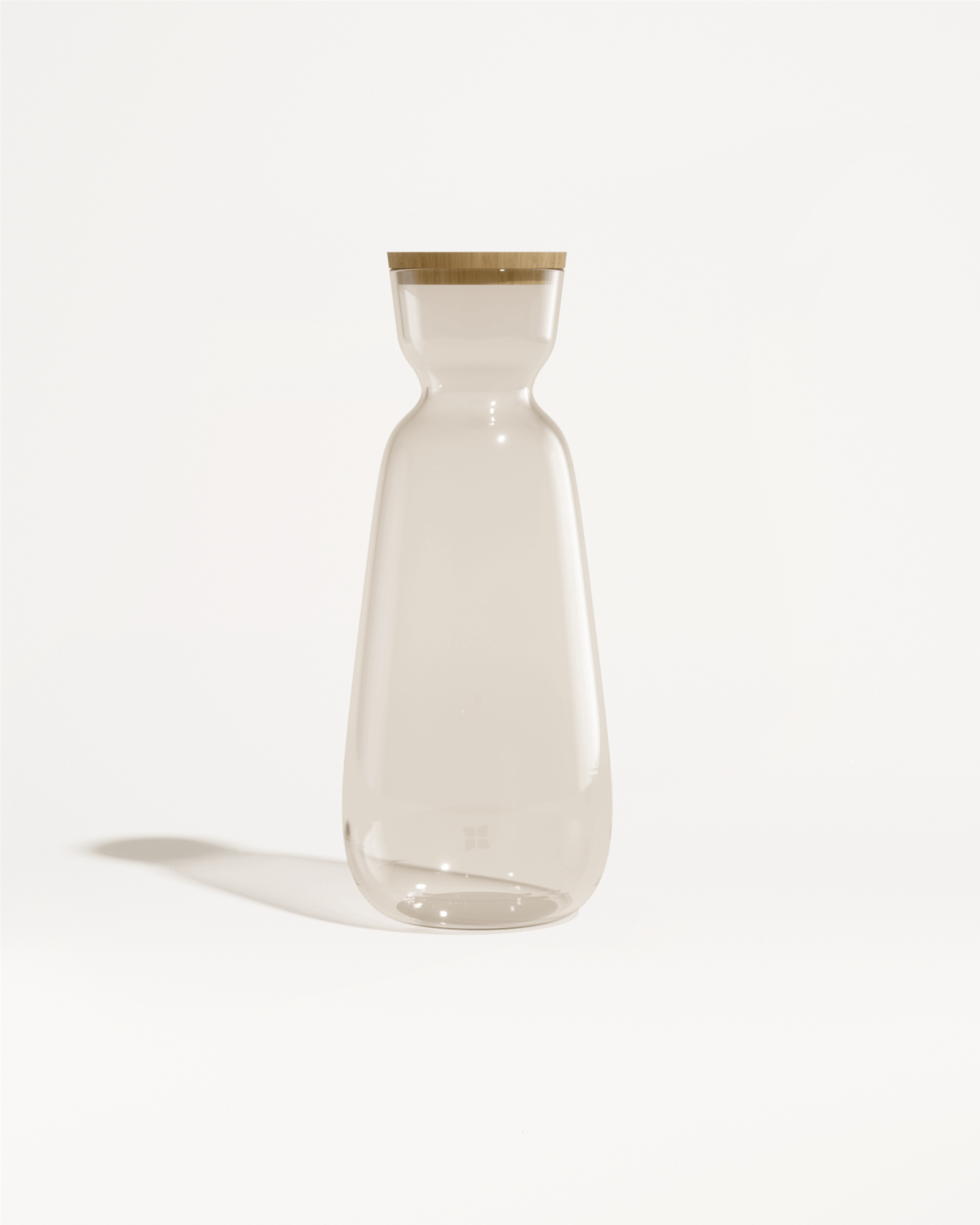 Elegante Glaskaraffe (1L) mit Deckel – 5 Designs