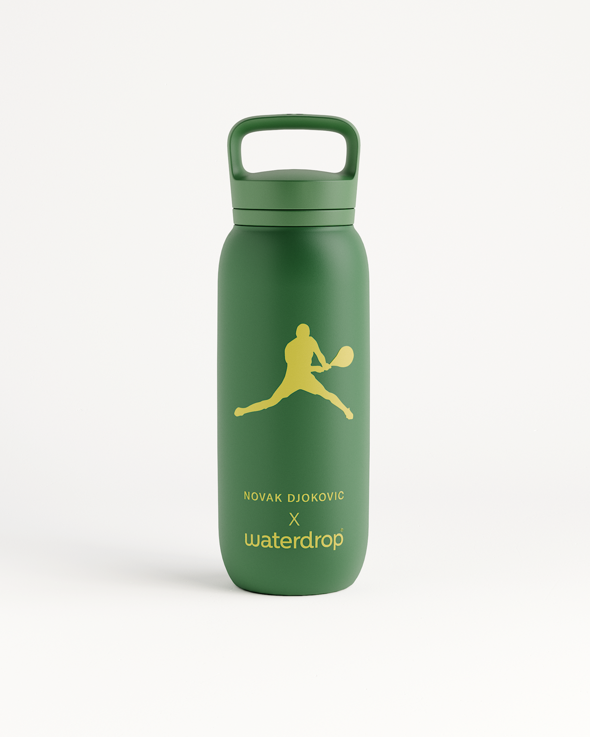 Novak Djokovic Allzweck-Thermo-Trinkflasche mit Spout Lid.