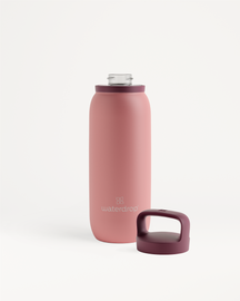All-Purpose Thermo · Spout Lid pink bottle close-up.