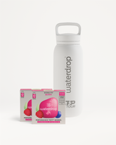 ATP Hydration Set: Thermoflasche mit 24 Microlyte BERRY Würfeln.