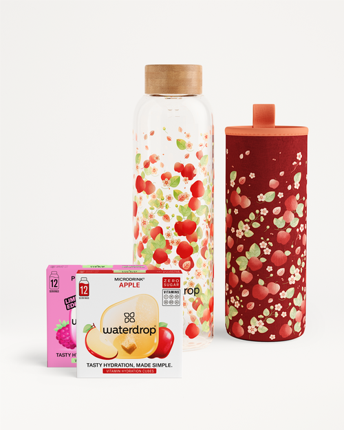 APPLE Bottle Set with hydration cubes.