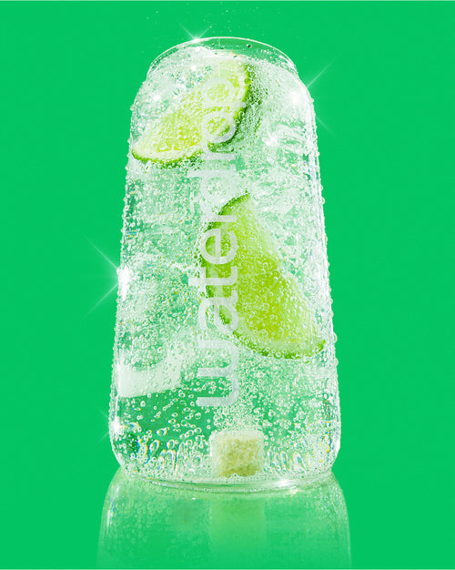 Best of Softdrinks Set: Sprudelwasser mit Limetten und Vitaminen.