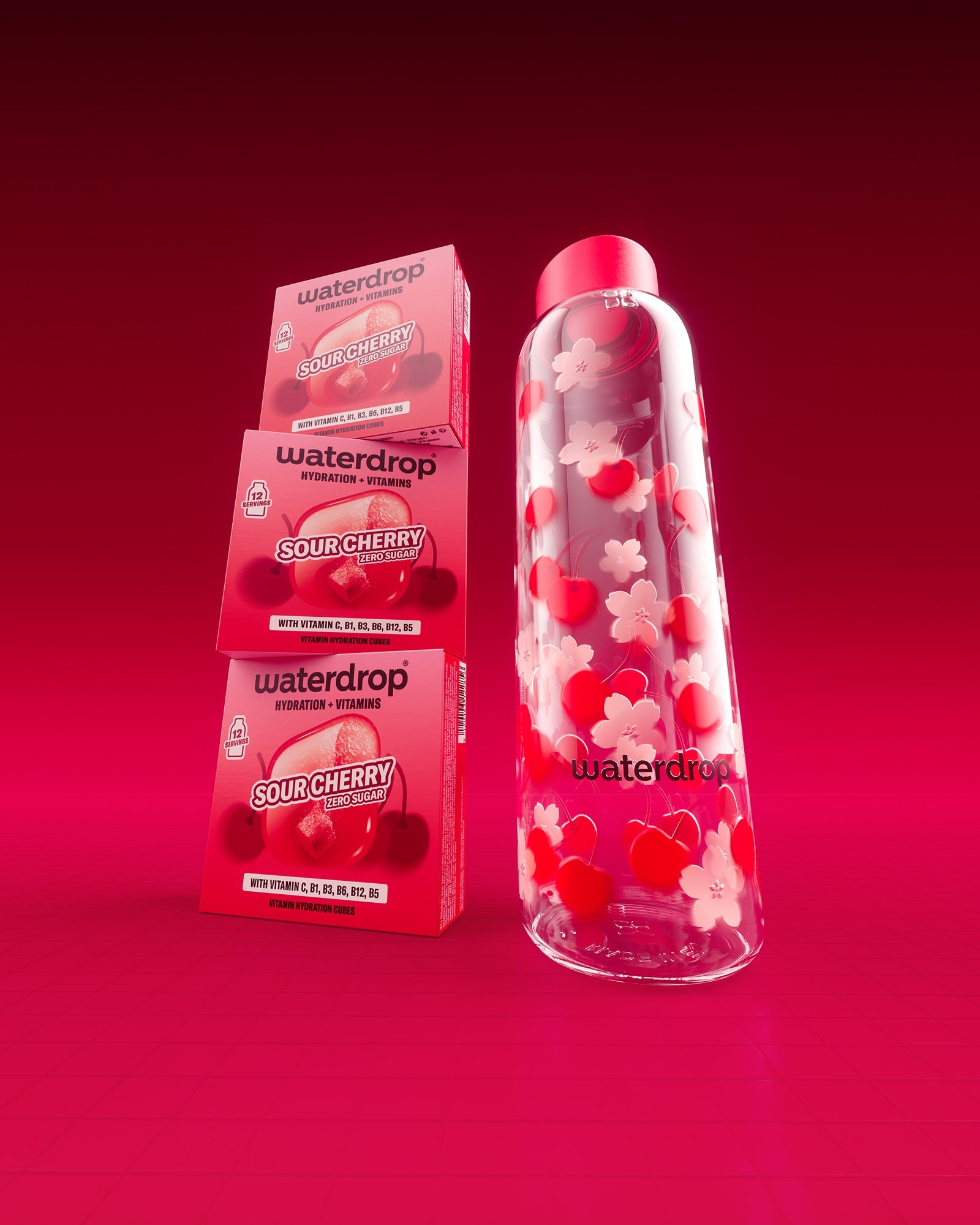 Sauerkirsche Glass Bottle