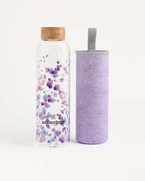 Edition Glass aus Borosilikatglas, stilvolle, umweltfreundliche Wasserflasche.