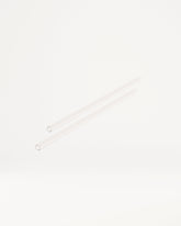Explorer Thermo Tumbler Straws - klare, schlanke Röhren.