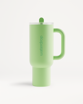 Explorer Thermo Tumbler mit Trinkhalm, doppelwandig, hält Getränke 12h kalt.