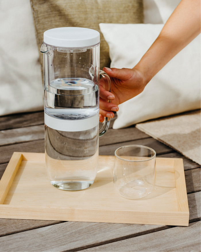 LUCY® Wasserfilter Karaffe – Refill Set inkl. 4 Filterpads