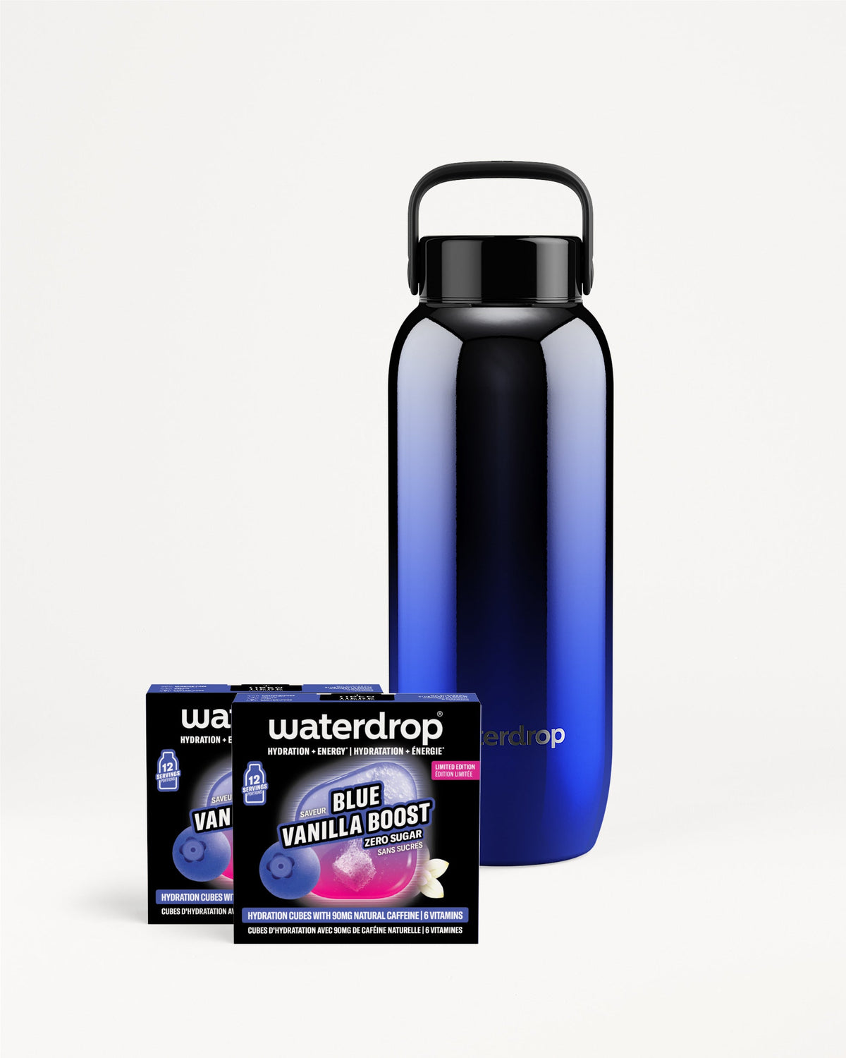 Blue Vanilla Bottle Set