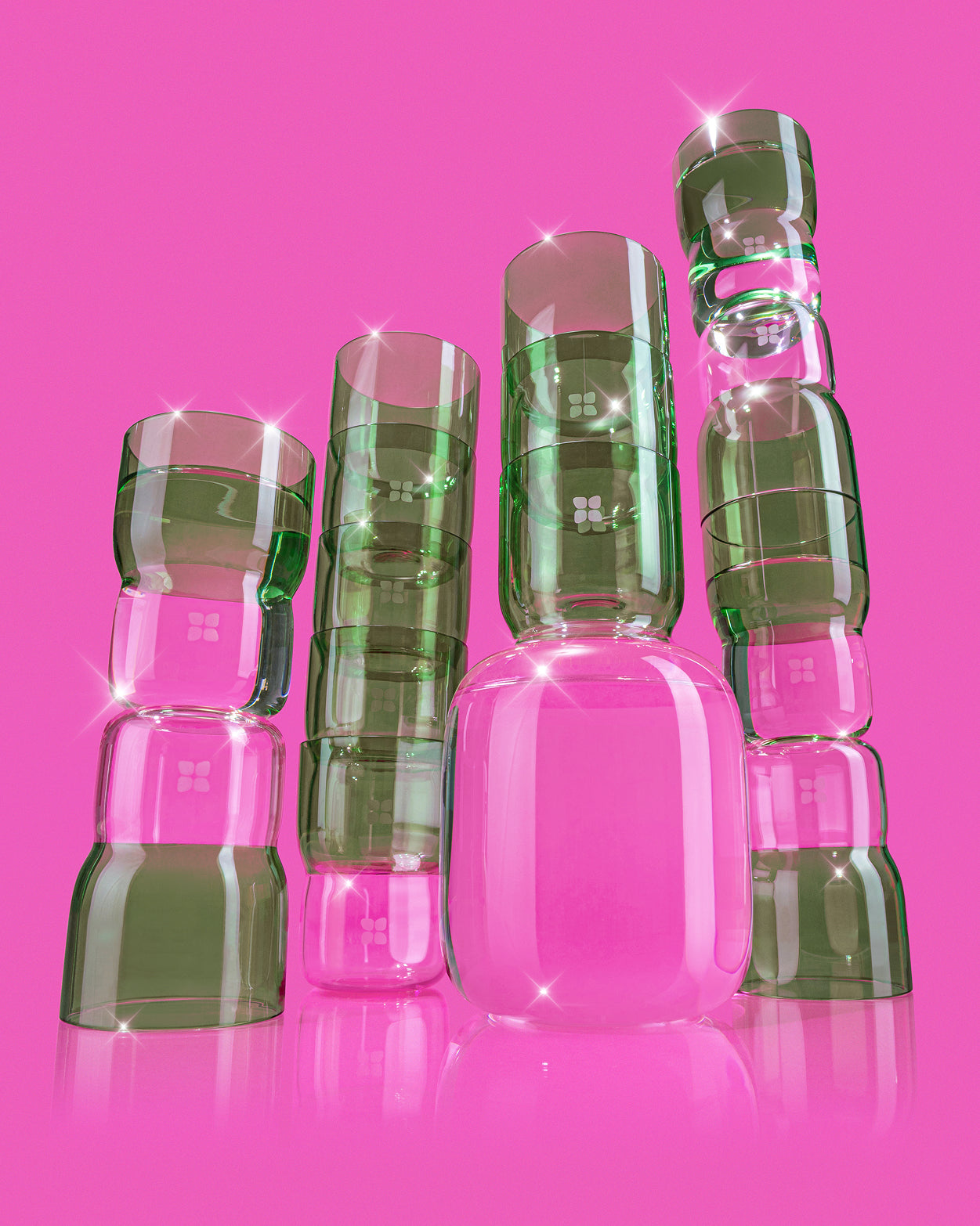 Curved Carafe Set