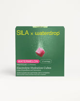 SILA Watermelon Elektrolyt-Würfel, 12 Portionen, zuckerfrei.