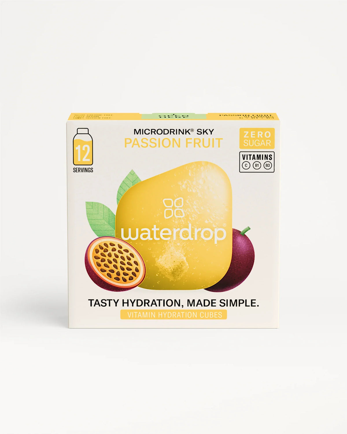 Wähle dein Goodie: Waterdrop Passion Fruit Microdrink Box.