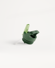 Straw Lid Trinkflasche mit abnehmbarem Trinkhalm für einfaches Reinigen.