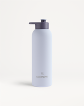 Thermo Steel Bottle · Pull-Up Cap mit waterdrop Logo.