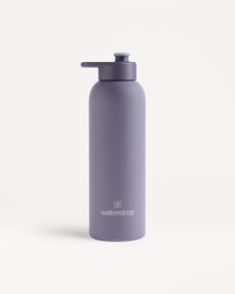 Thermo Steel Bottle · Pull-Up Cap, lila, Edelstahlflasche.