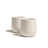 waterdrop® Porcelain Cups weiß matt