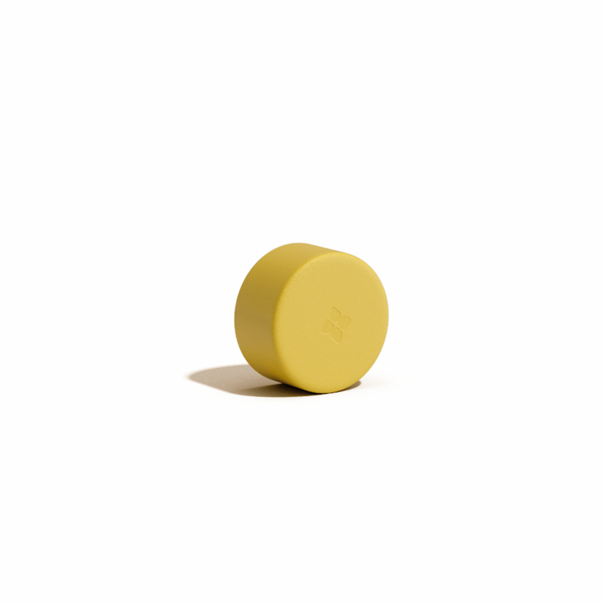 waterdrop® Metal bottle cap gelb matt